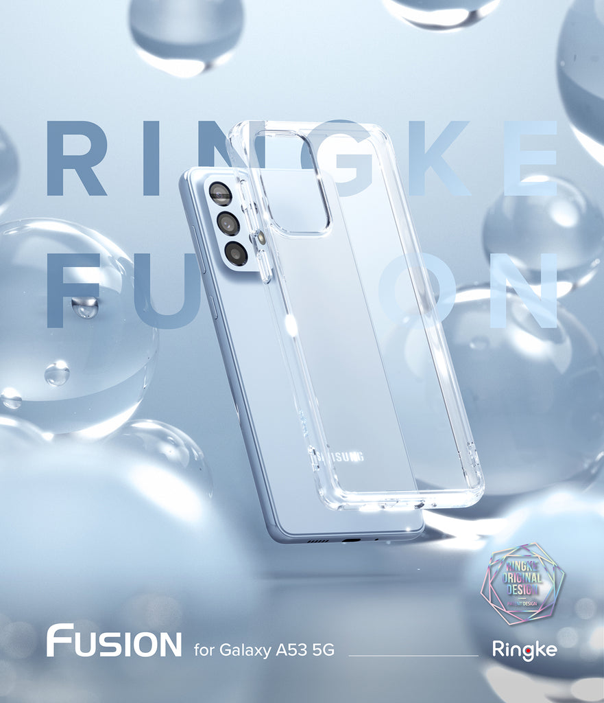 Galaxy A53 5G Case | Fusion | Camo Black / Clear / Matte Clear