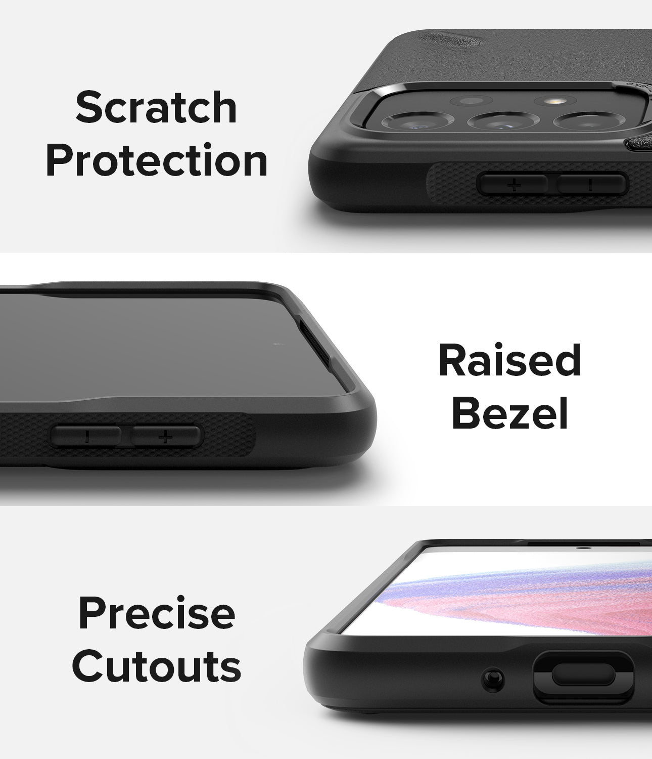Galaxy A53 5G Case | Onyx - Scratch Protection, Raised Bezel, Precise Cutouts | Color - Black / Dark Gray / Navy