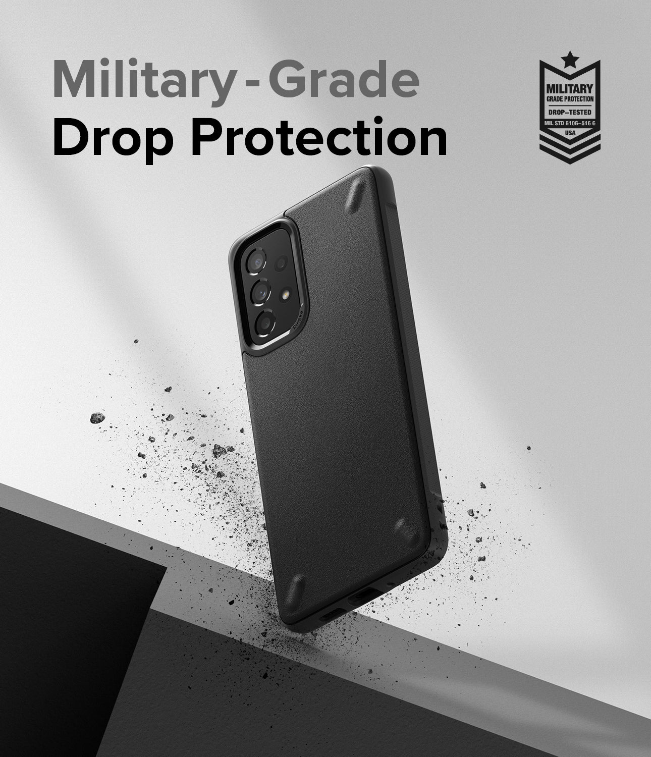 Galaxy A53 5G Case | Onyx - Military Grade Drop Protection Case | Color - Black / Dark Gray / Navy