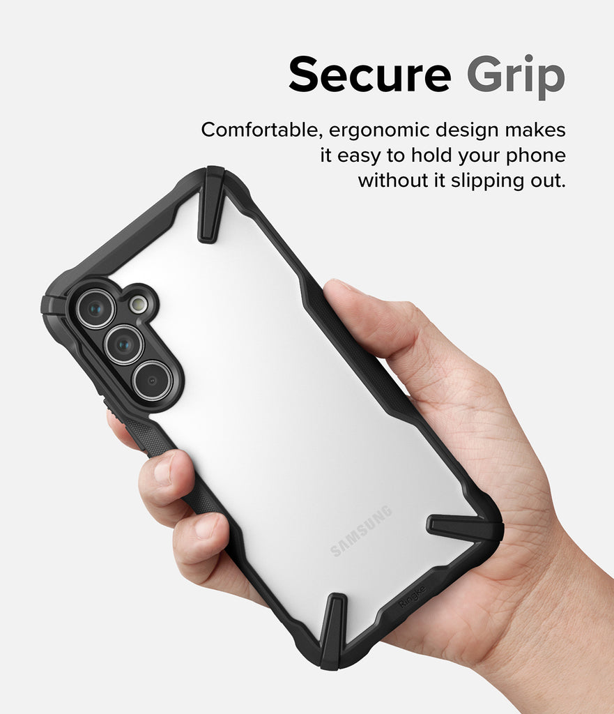 Secure Grip l Comfortable, ergonomic design makes it easy to hold your phone without it slipping out.