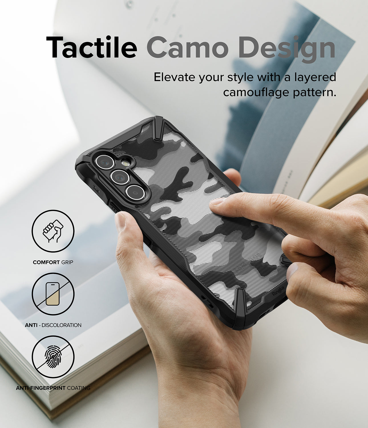 Ringke Fusion Compatible con Funda Samsung Galaxy A54 (5G) Carcasa  Transparente PC Trasera Dura con Parachoques de TPU Flexible Case - Clear :  : Electrónicos