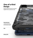 shock resistant TPU and PC are fused together into a protective case