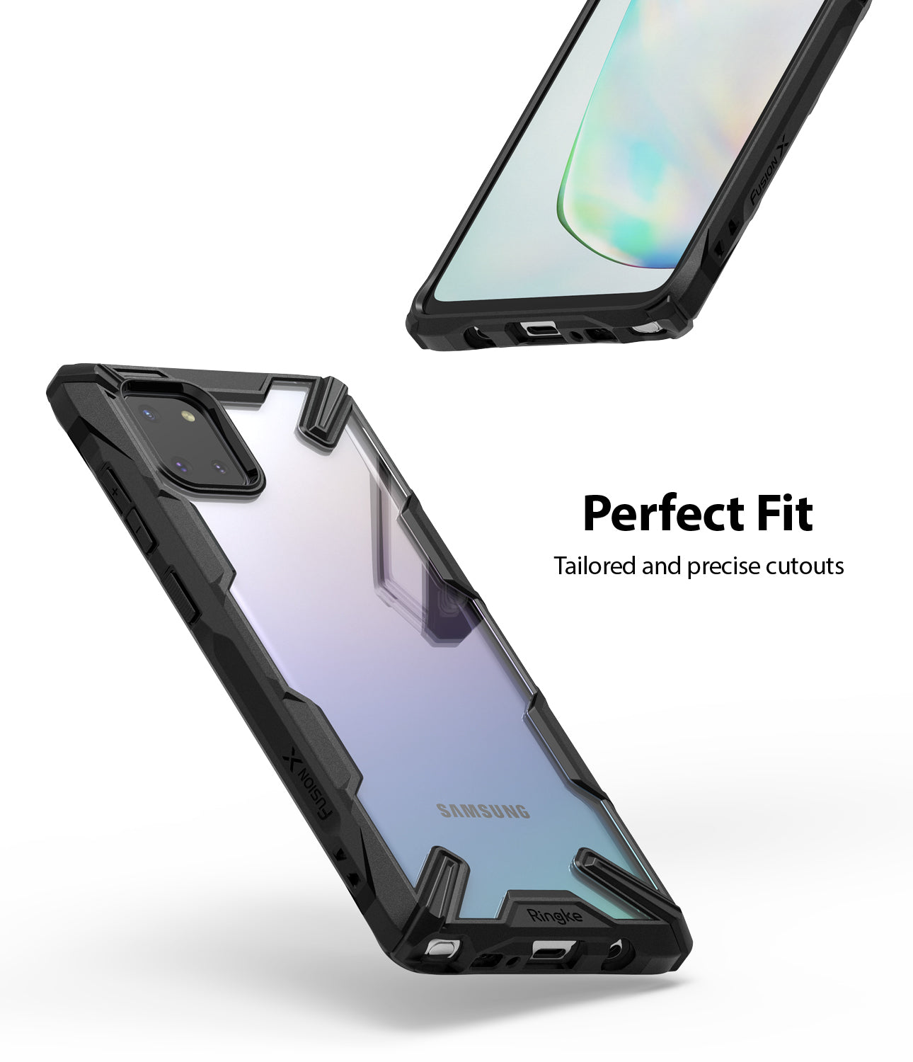 Ringke Fusion-X Case designed for Galaxy Note 10 Lite 2020, perfect fit