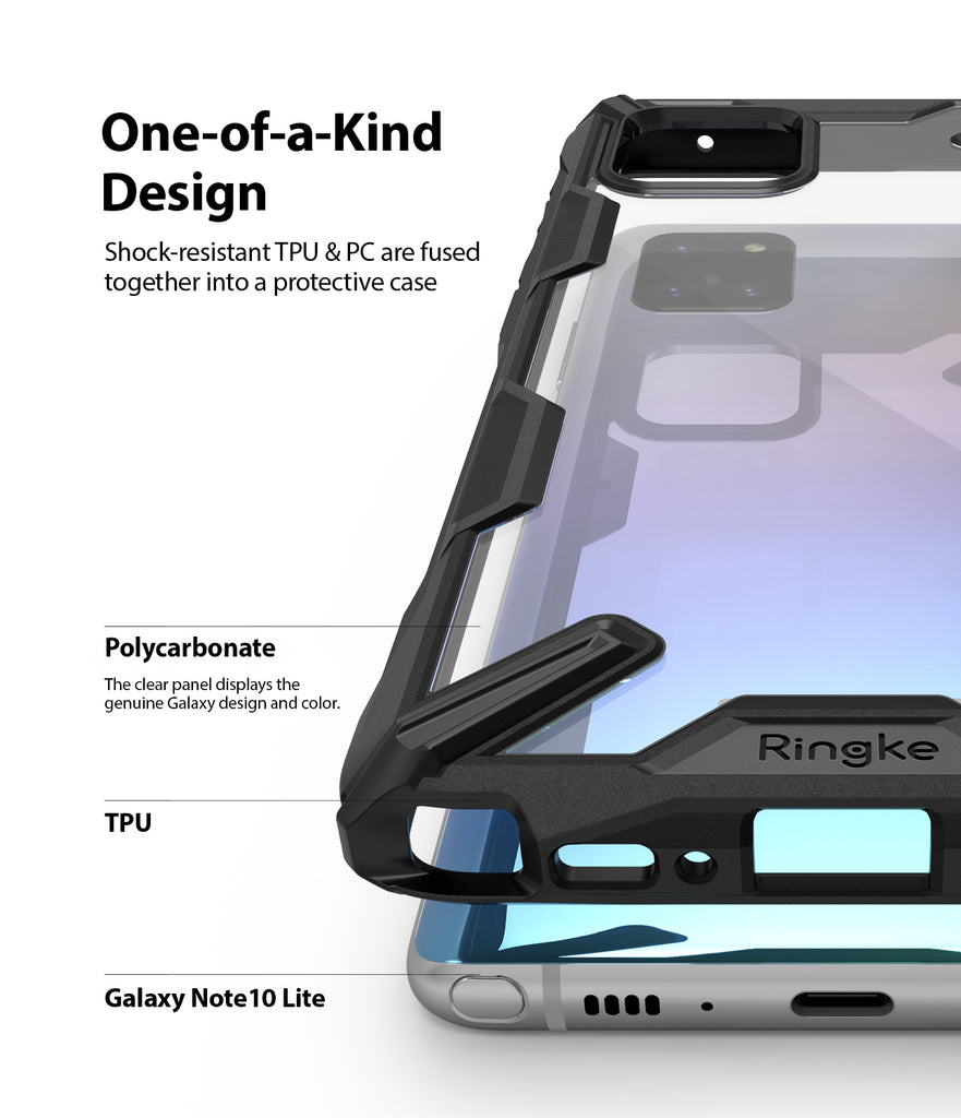 Ringke Fusion-X Case designed for Galaxy Note 10 Lite 2020, polycarbonate, one-of-a-kind-design