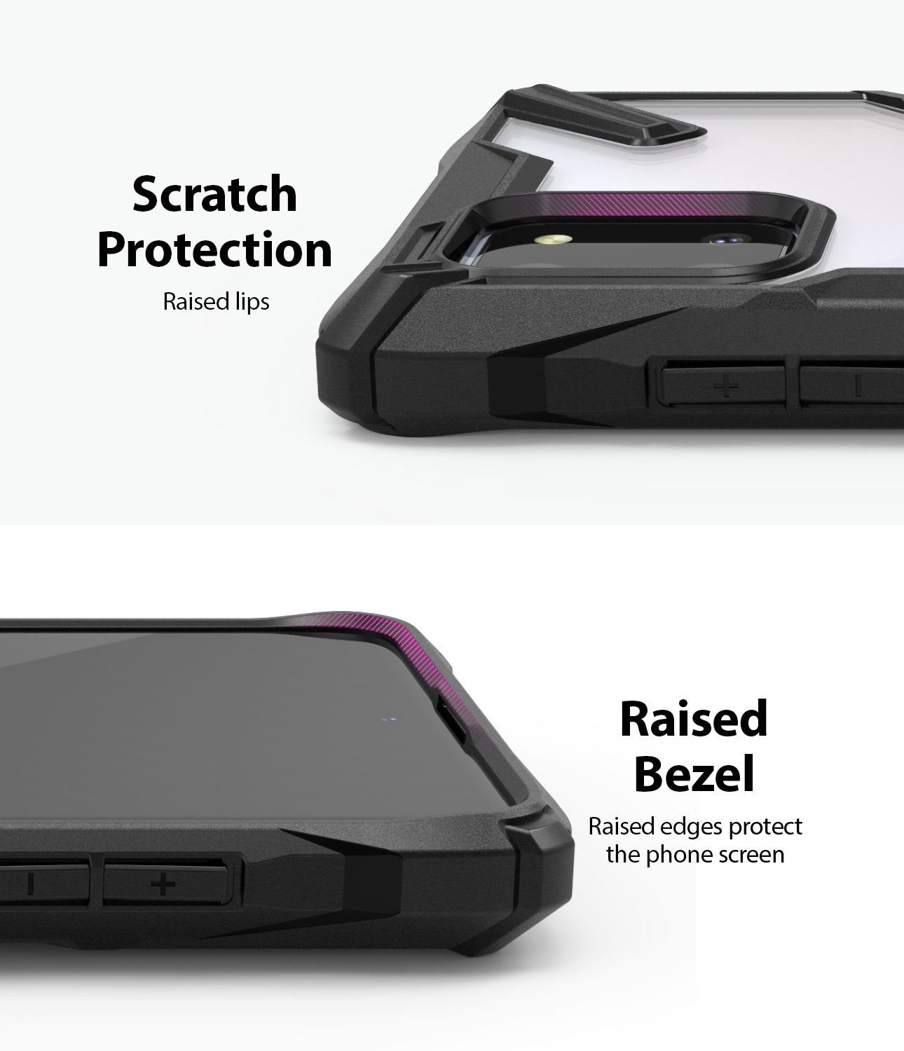 Ringke Fusion-X Case designed for Galaxy Note 10 Lite 2020, raised bezel, scratch protection