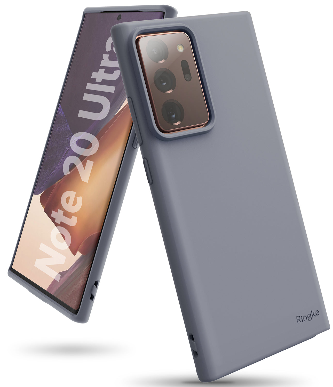 samsung galaxy note 20 ultra case - ringke air-s lavender gray