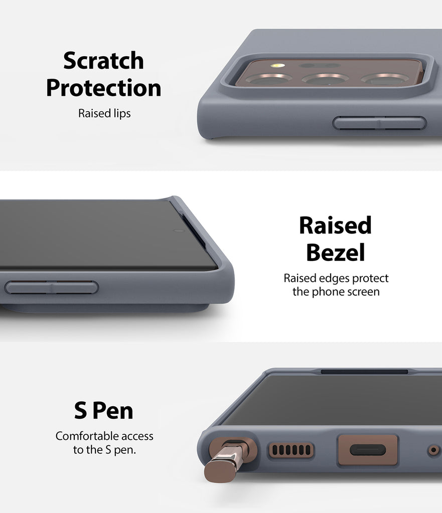 scratch protection and raised bezel to protect the screen