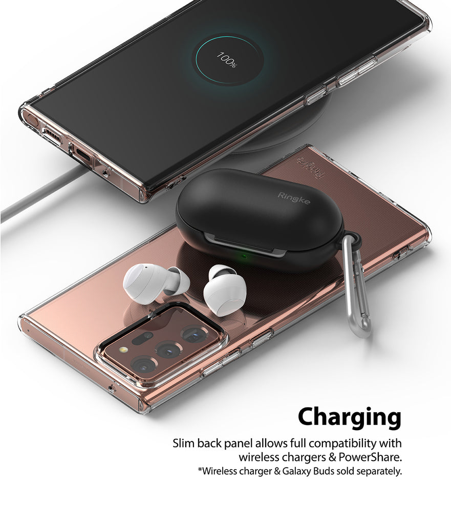 slim pack panel allows full compatibility with wireless chargers and powershare
