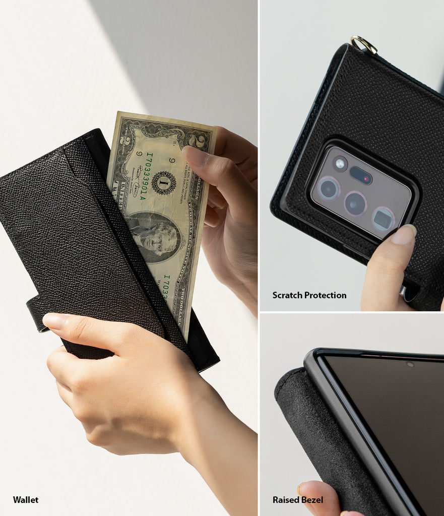 wallet / scartch protection / raised bezel
