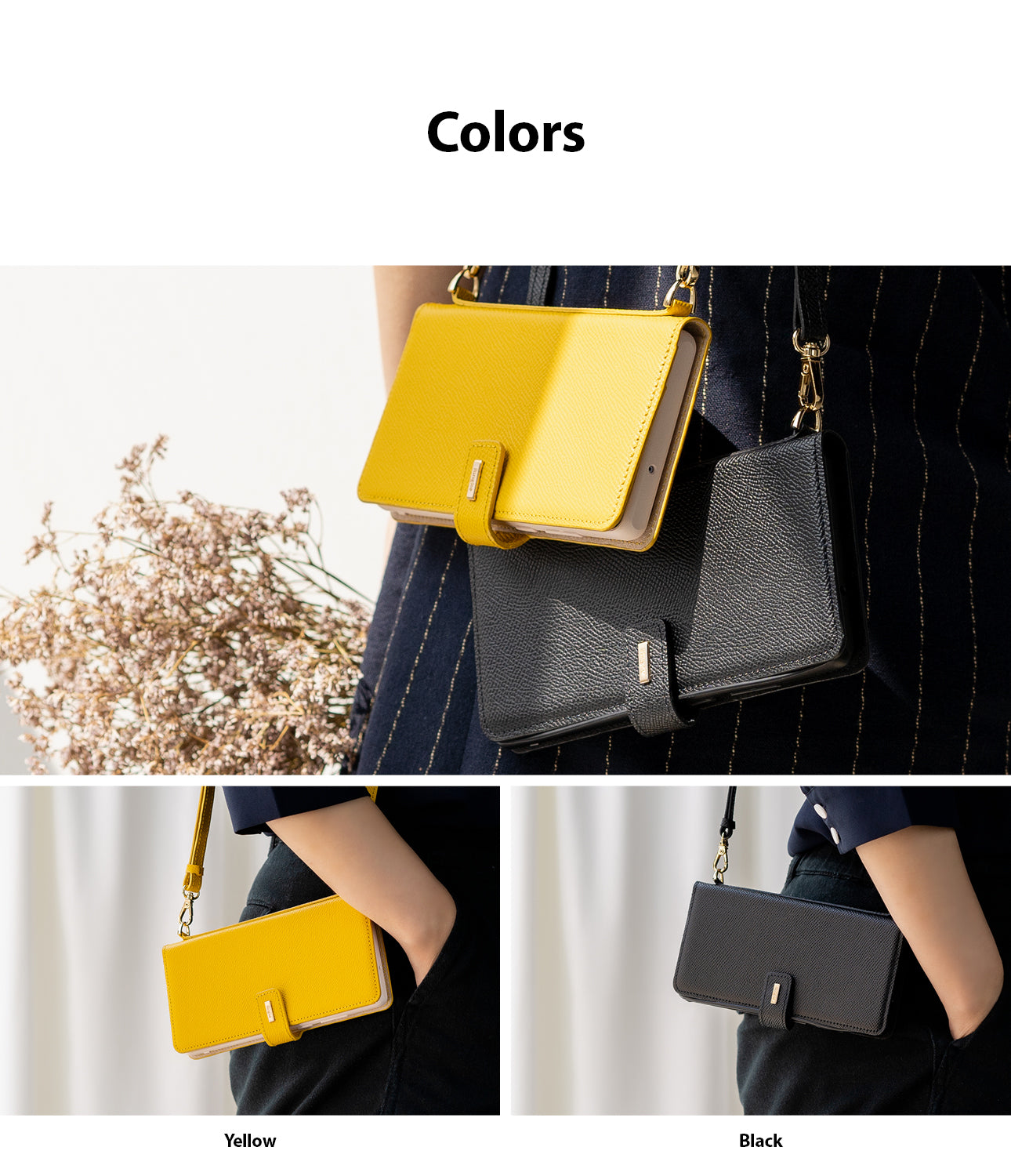 choose your style - these classic and chic colors are perfect for any outfit and occasion