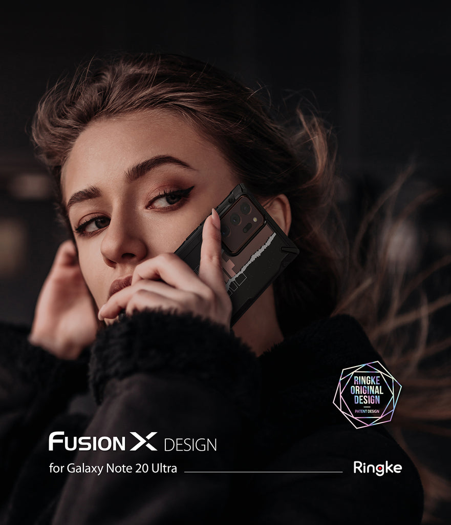 ringke fusion-x design case for galaxy note 20 ultra - routine
