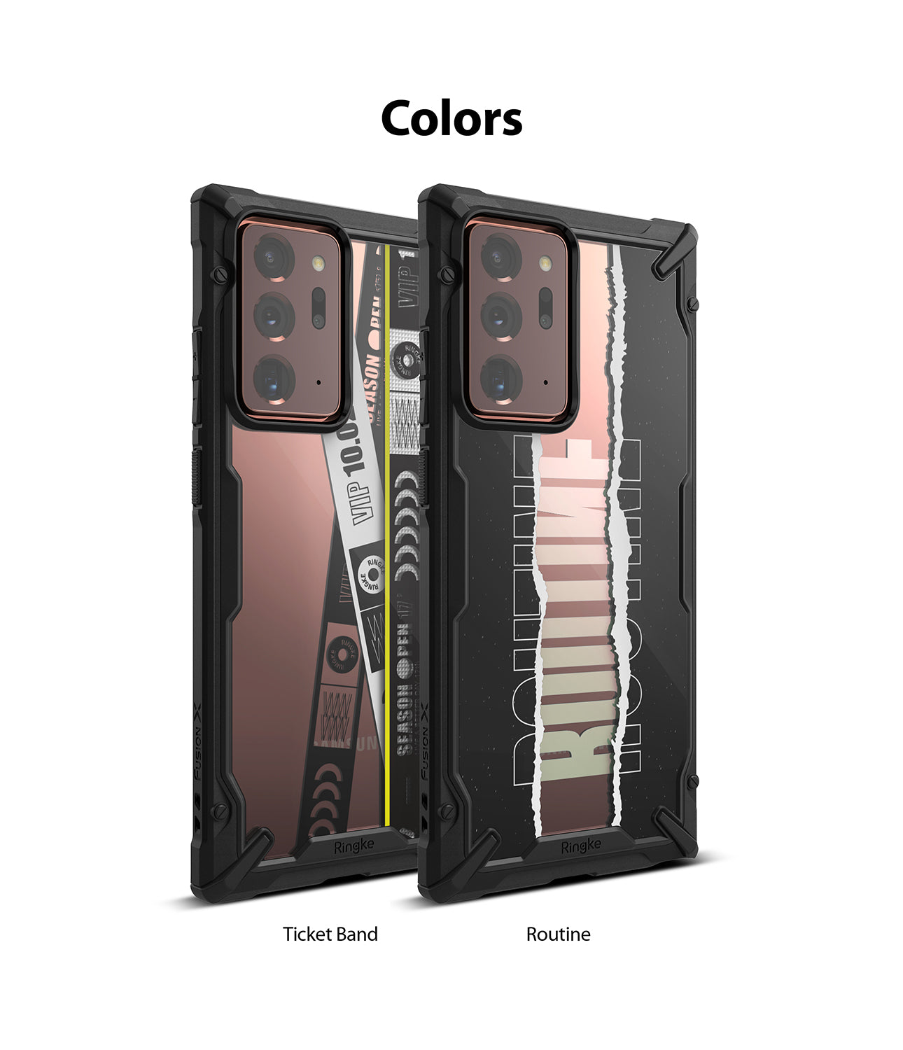 Galaxy Note 20 Ultra Case | Fusion-X Design 01. Ticket Band - Ringke Official Store