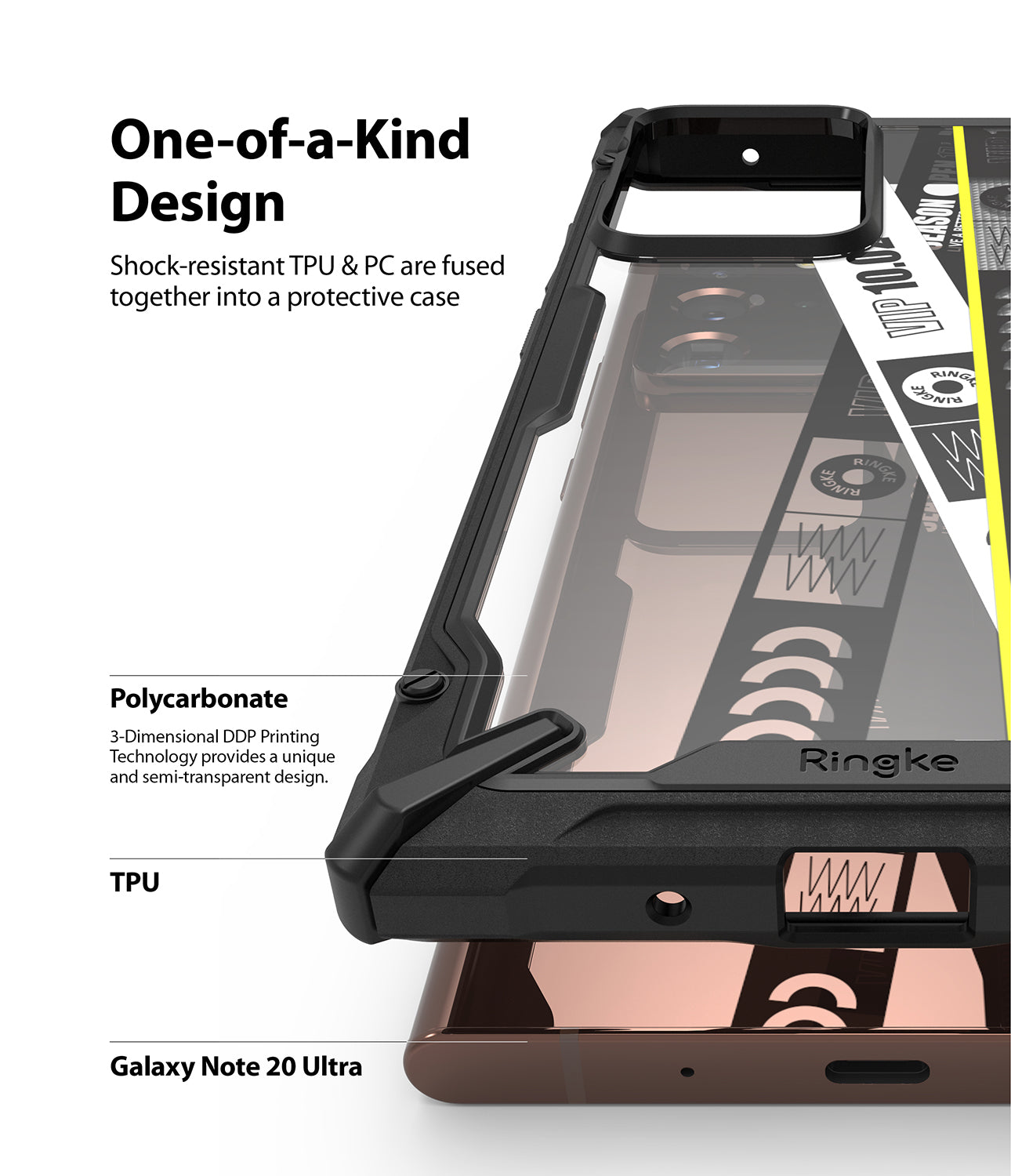 Galaxy Note 20 Ultra Case | Fusion-X Design 01. Ticket Band - Ringke Official Store