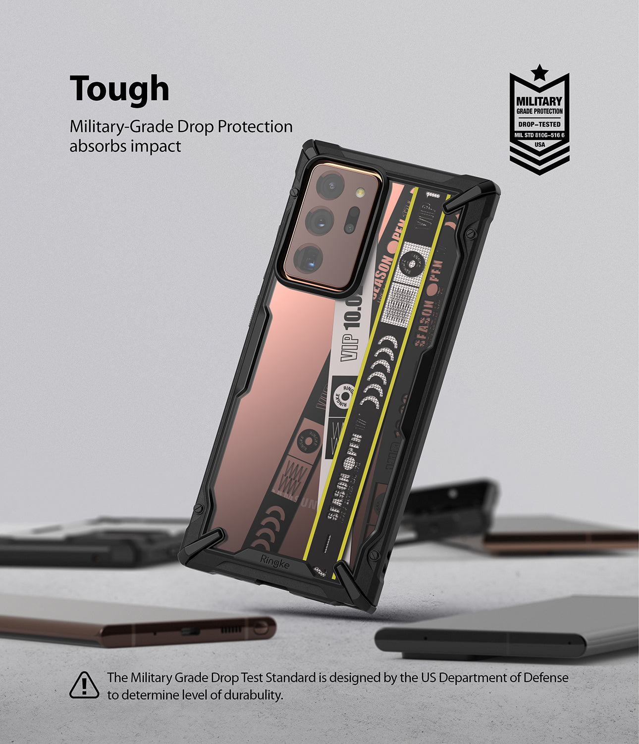 Galaxy Note 20 Ultra Case | Fusion-X Design 01. Ticket Band - Ringke Official Store