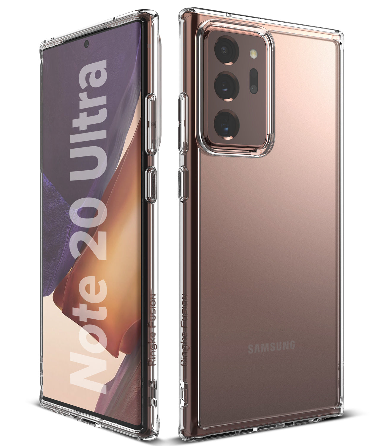 ringke fusion no-smudge matte frost clear designed for samsung galaxy note 20 ultra
