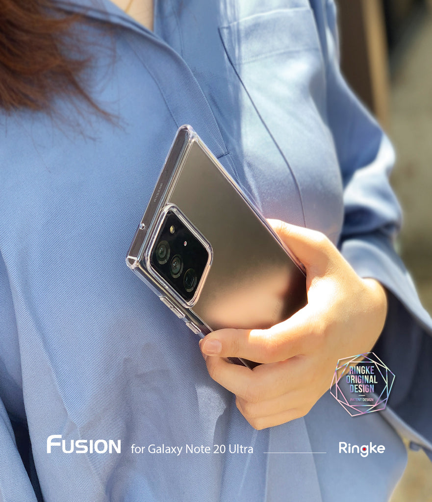 ringke fusion no-smudge matte frost clear designed for samsung galaxy note 20 ultra