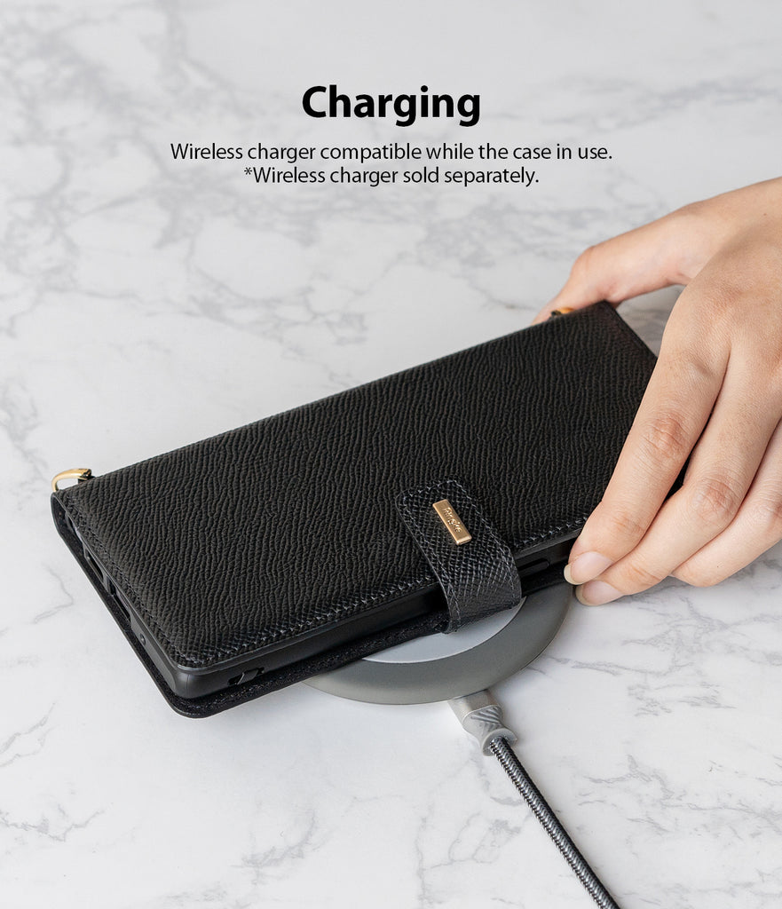 wireless charging compatible *power accessories not included 