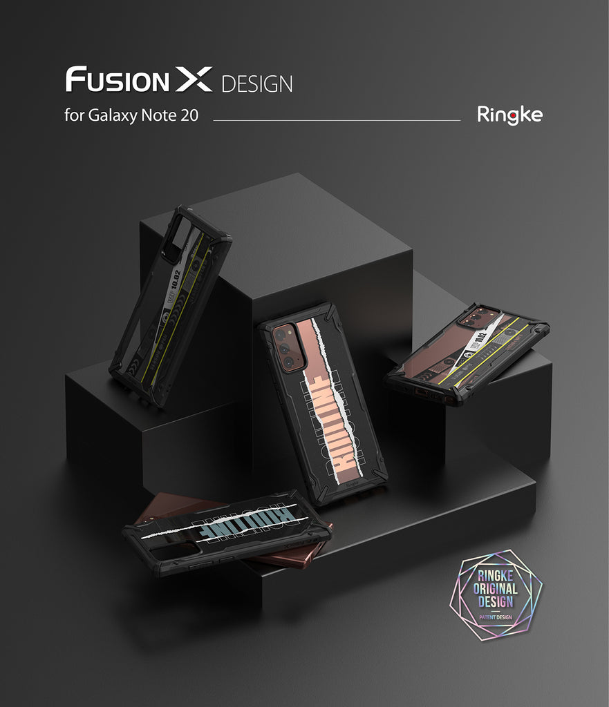 galaxy fusion-x design case for galaxy note 20 - routine