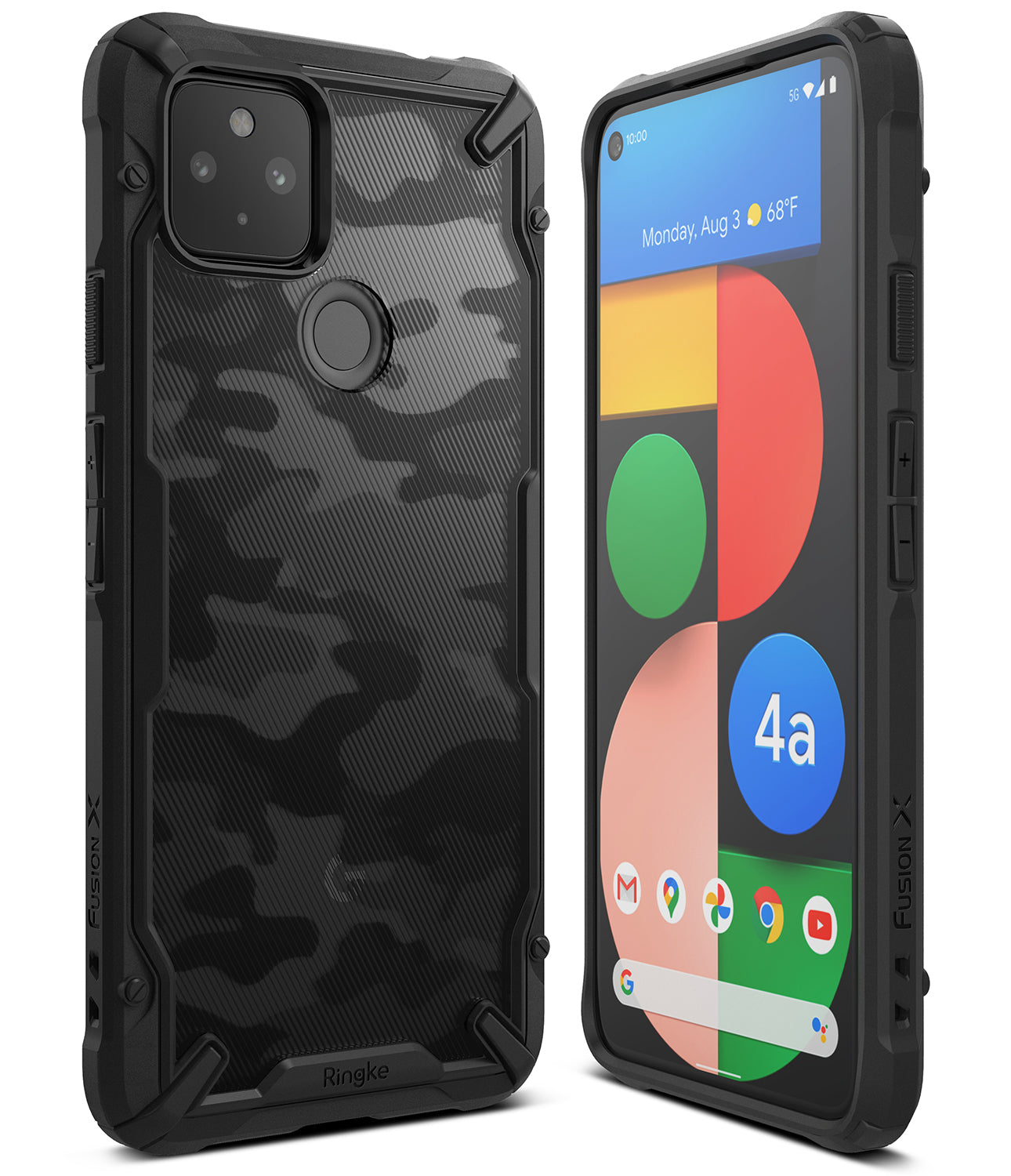 Google Pixel 4a 5G Case | Fusion-X camo black