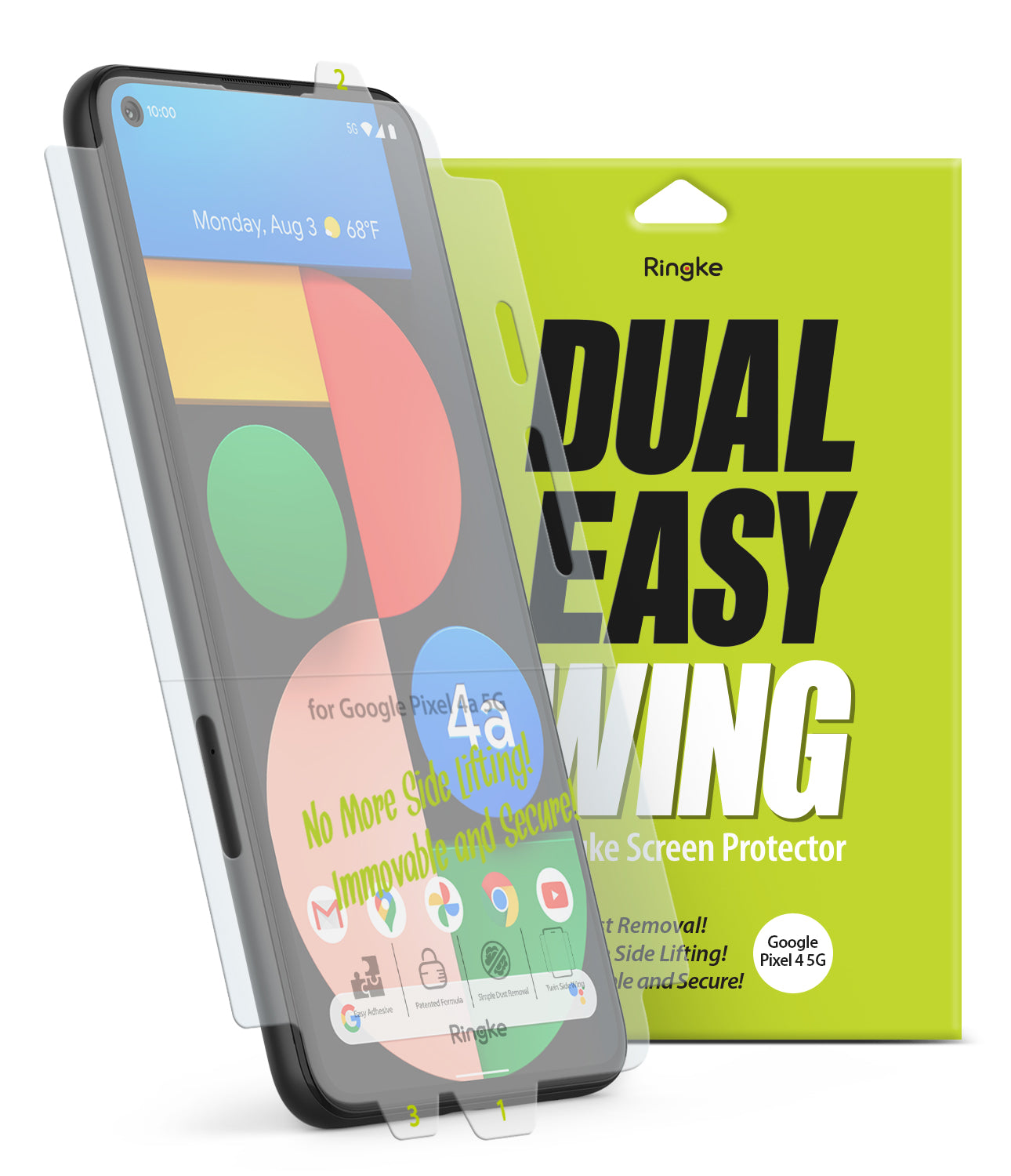 Google Pixel 4a 5G Screen Protector | Dual Easy Film