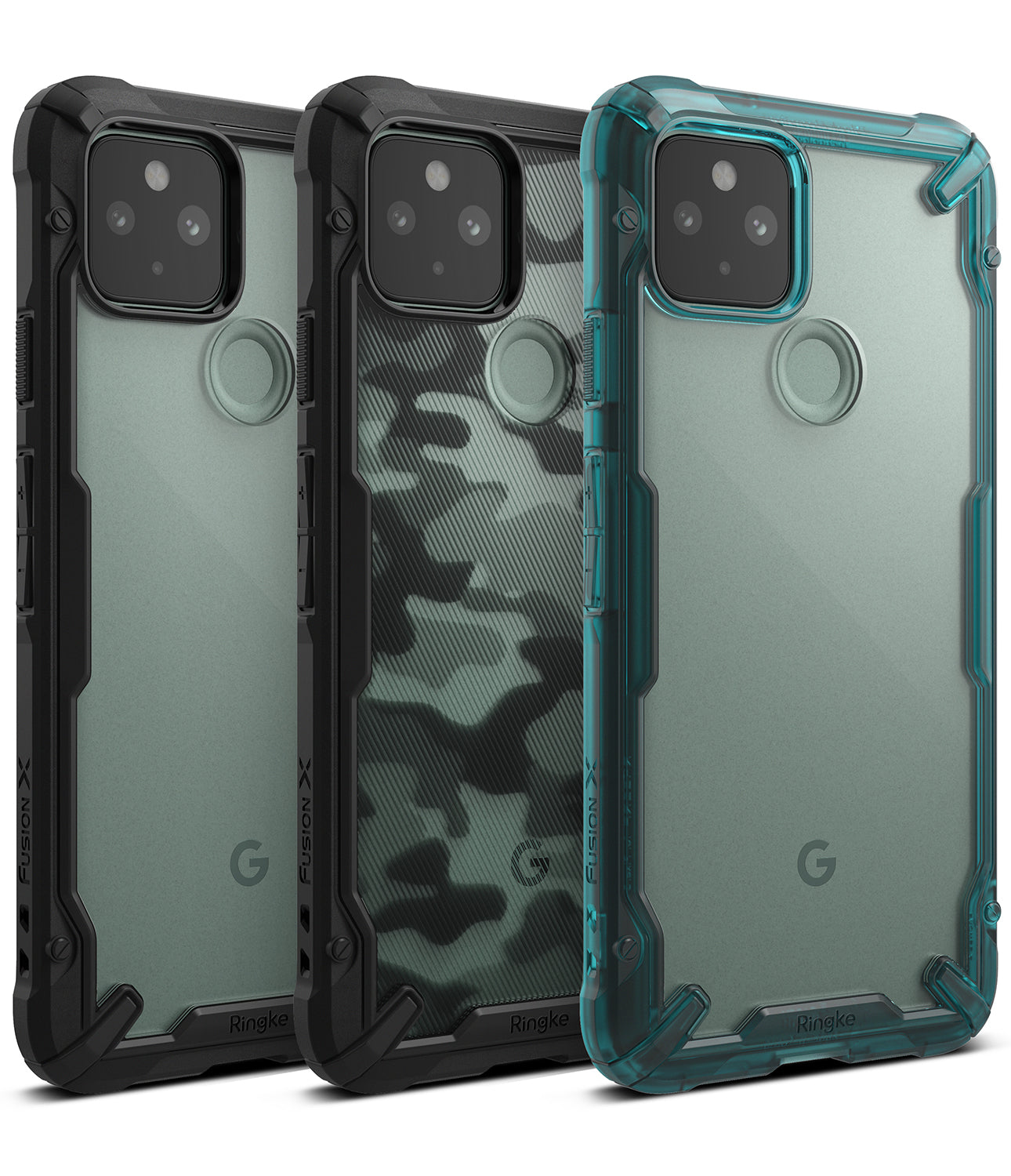 google pixel 5 case - ringke fusion-x