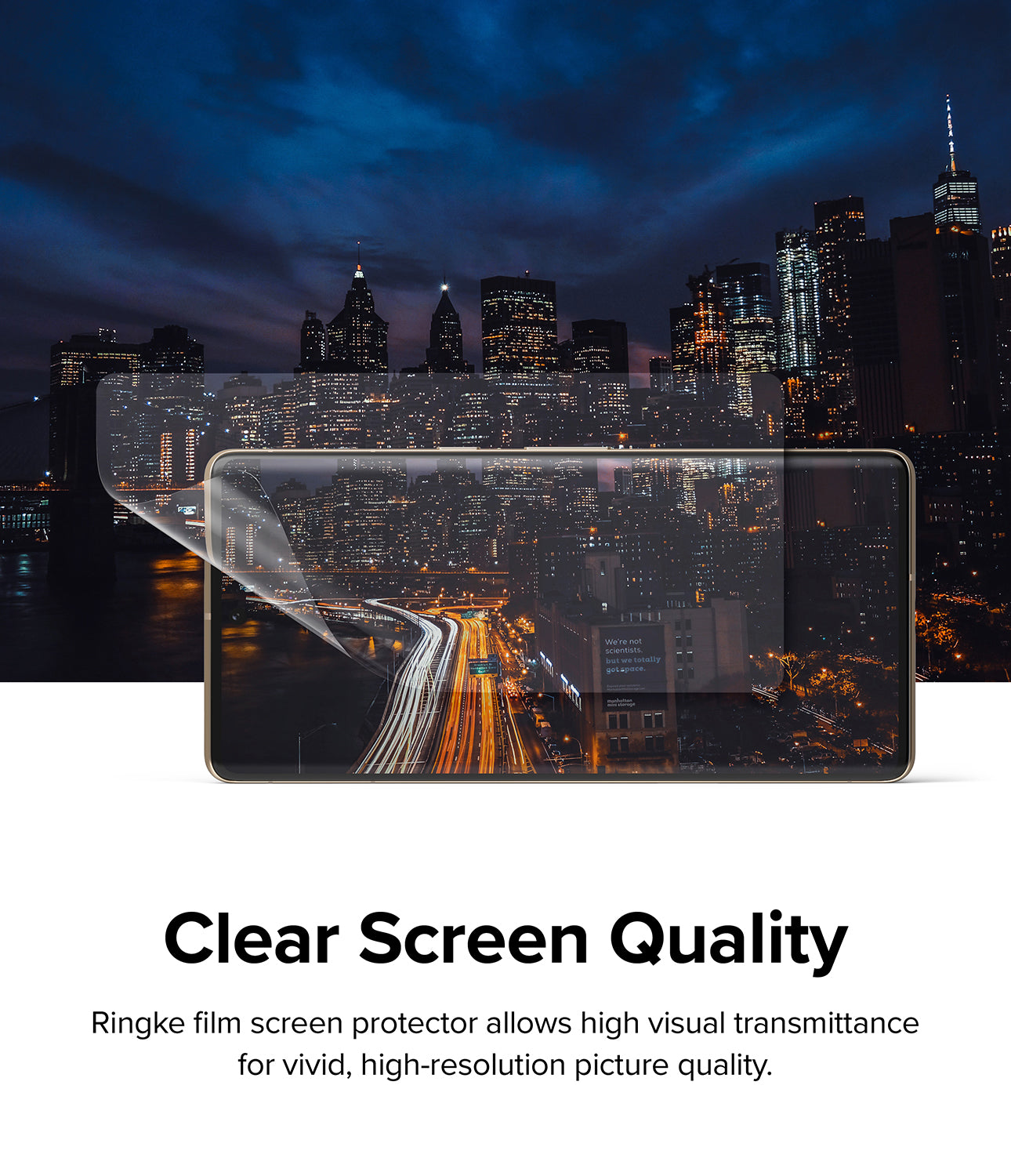 Google Pixel 7 Pro Screen Protector | Dual Easy Film-Clear Screen Quality