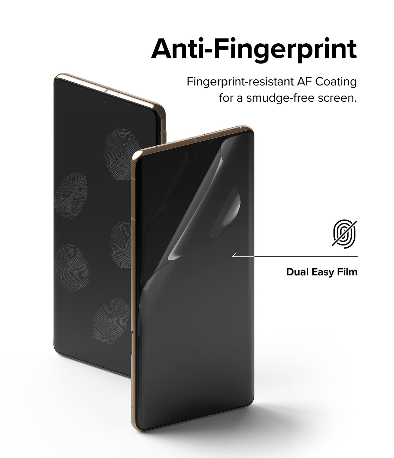 Google Pixel 7 Pro Screen Protector | Dual Easy Film-Anti-Fingerprint