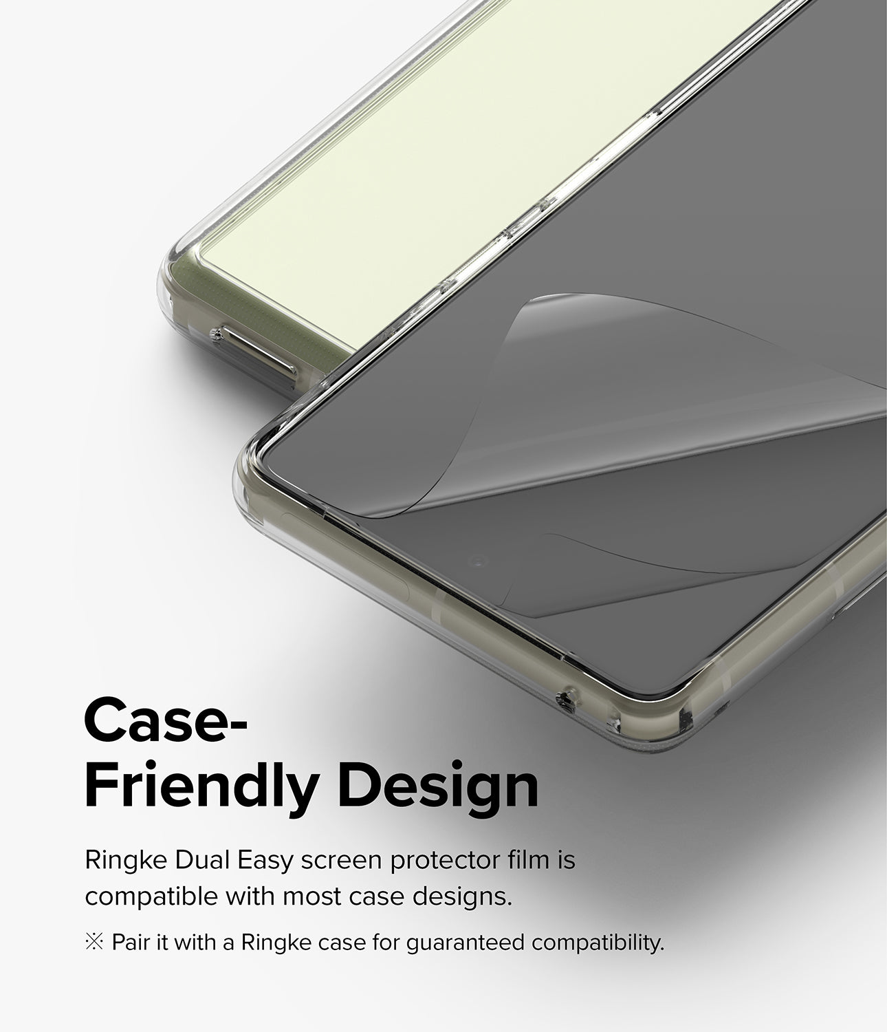 Google Pixel 7 Screen Protector | Dual Easy Film-Case-Friendly Design