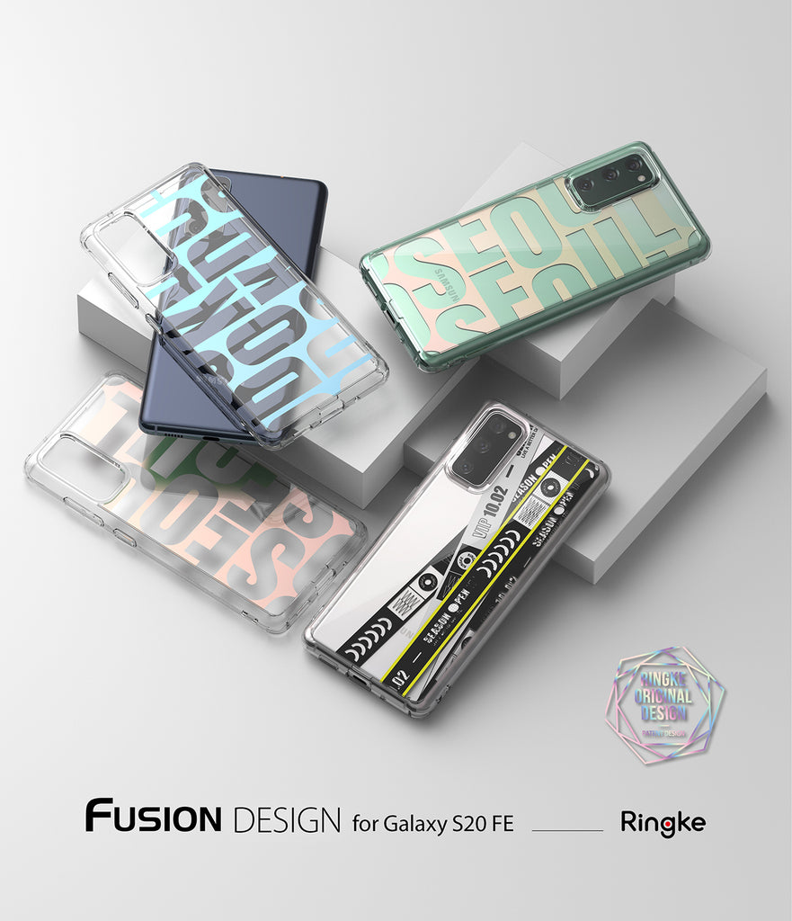 ringke fusion design case for samsung galaxy s20 fe - ticket band