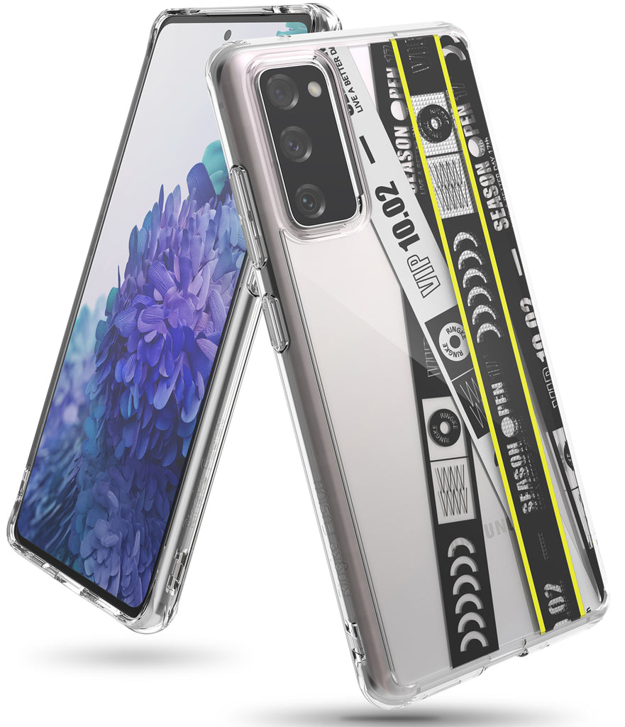 ringke fusion design case for samsung galaxy s20 fe - ticket band