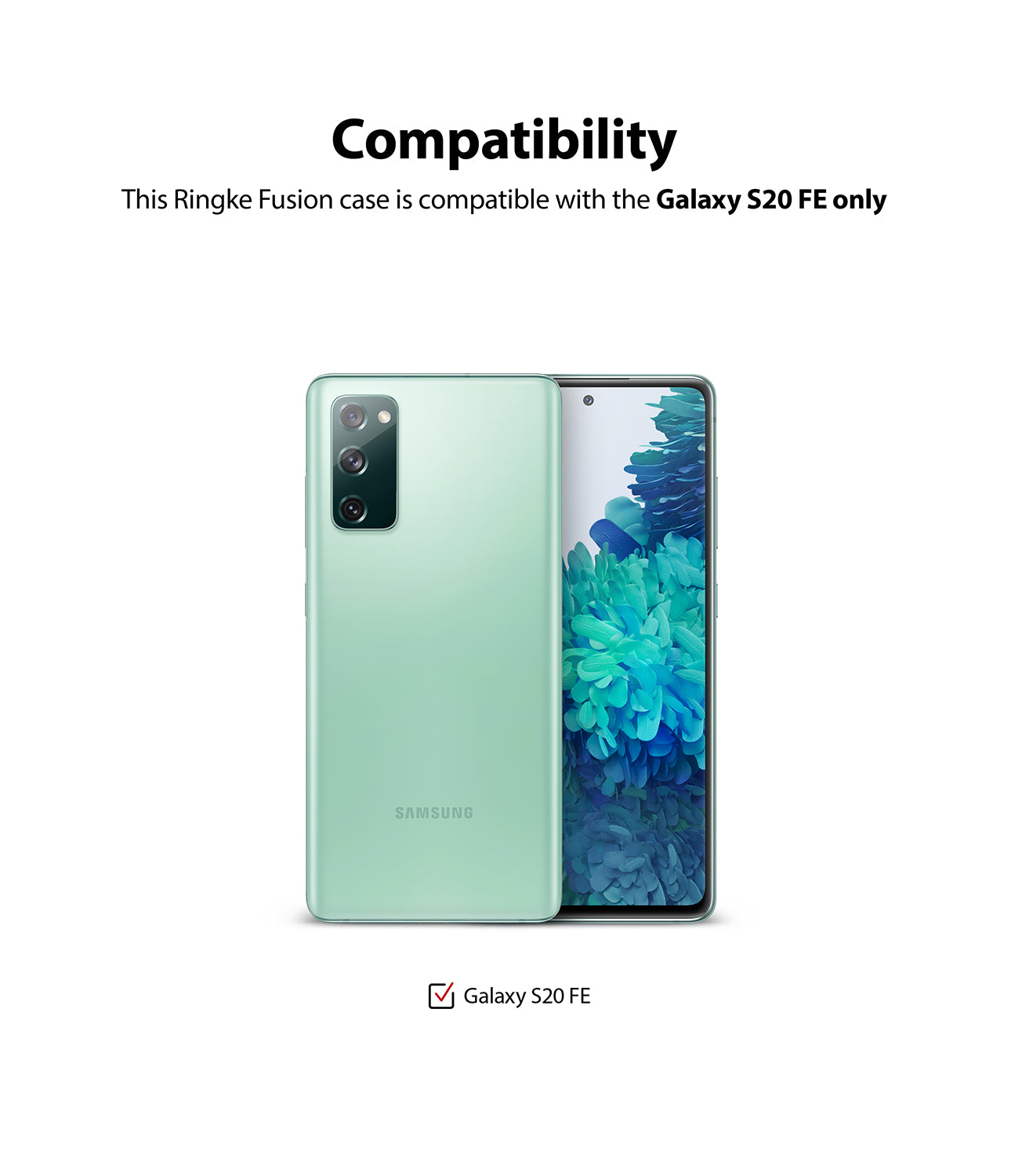 only compatible with galaxy s20 fe