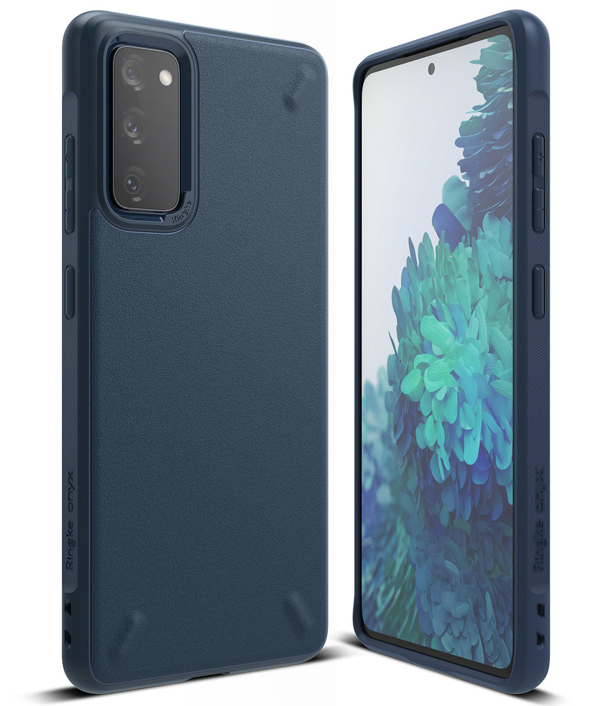 galaxy s20 fe case - ringke onyx navy