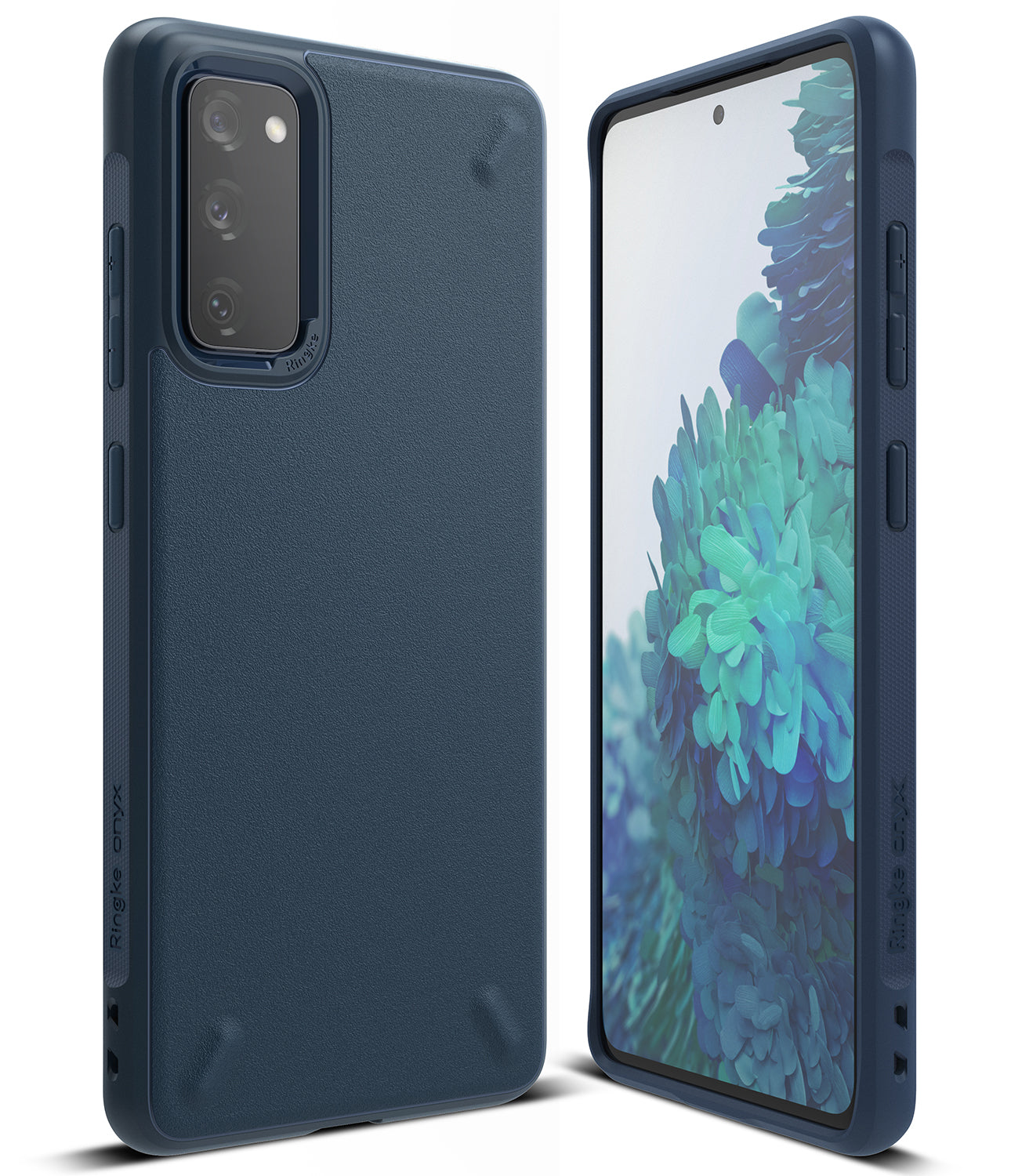 galaxy s20 fe case - ringke onyx navy