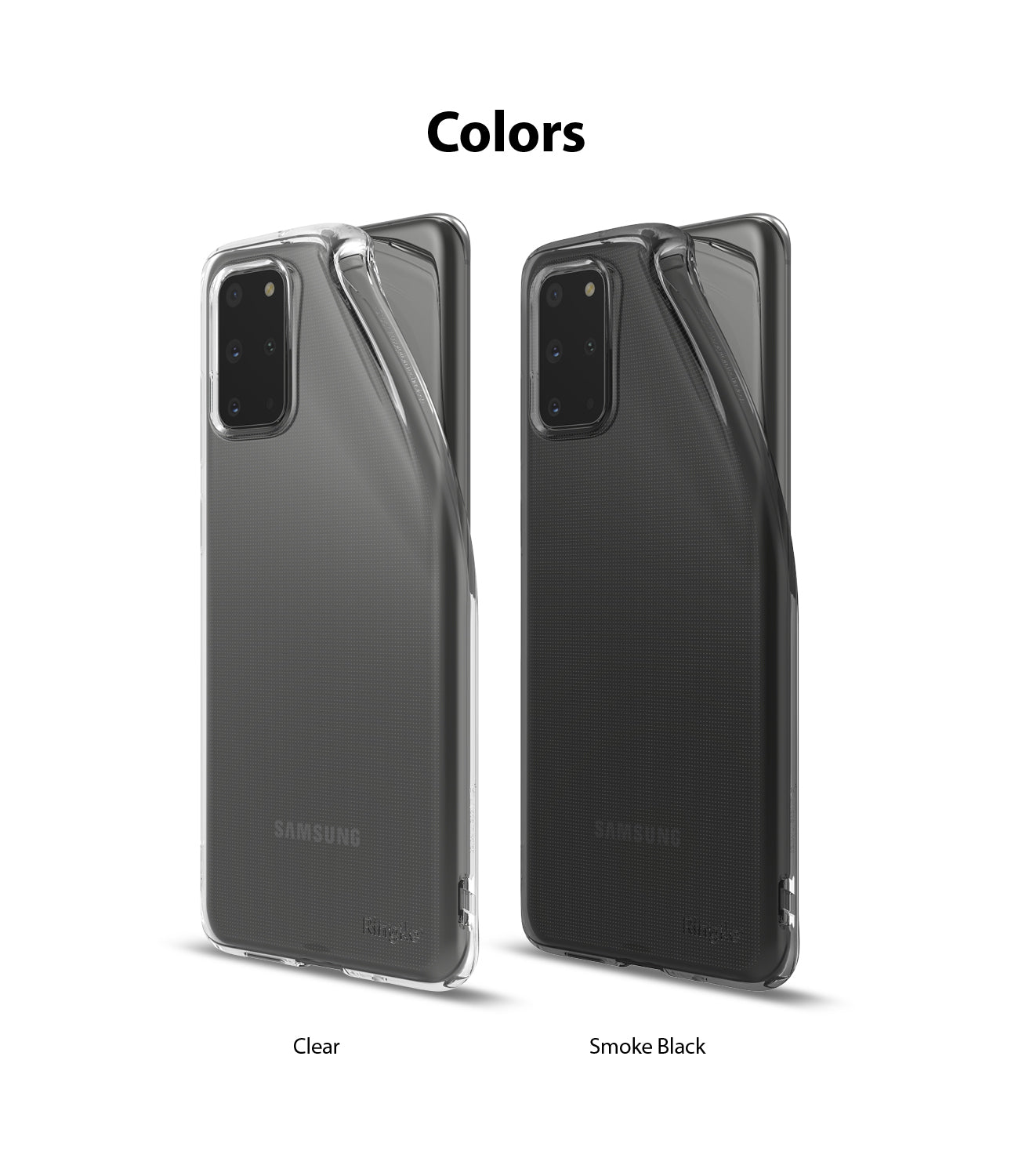 Ringke Galaxy S20 plus Case Air Clear, Smoke Black