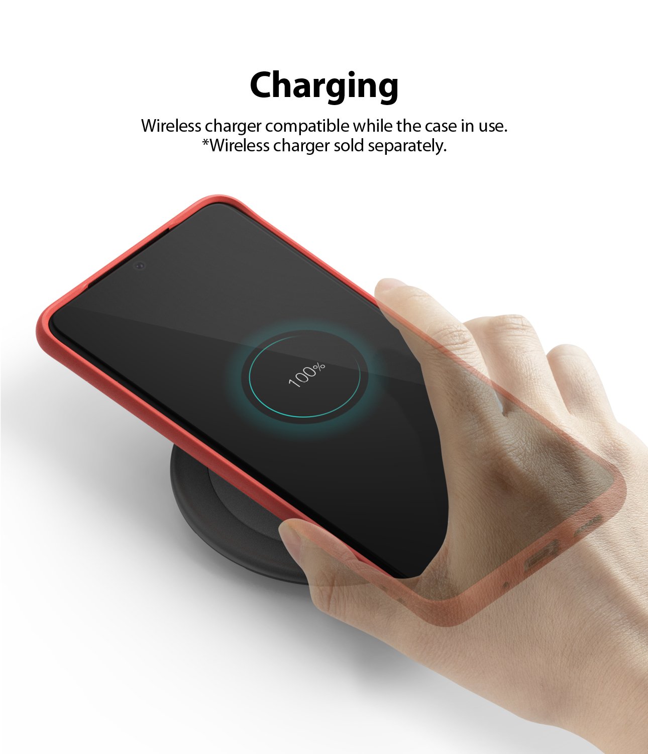 Galaxy S20 Ultra Case ringke Air-S, wireless charging compatible