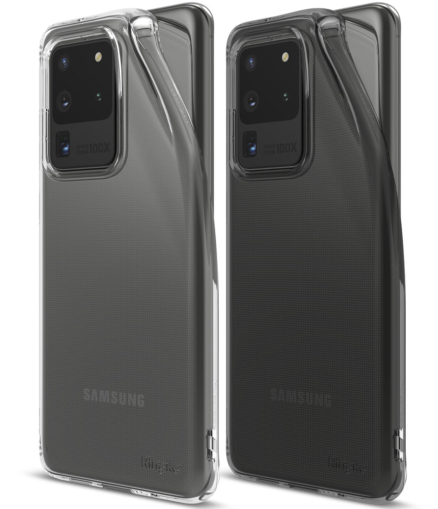 Ringke Galaxy S20 Ultra Case Air Clear, Smoke Black
