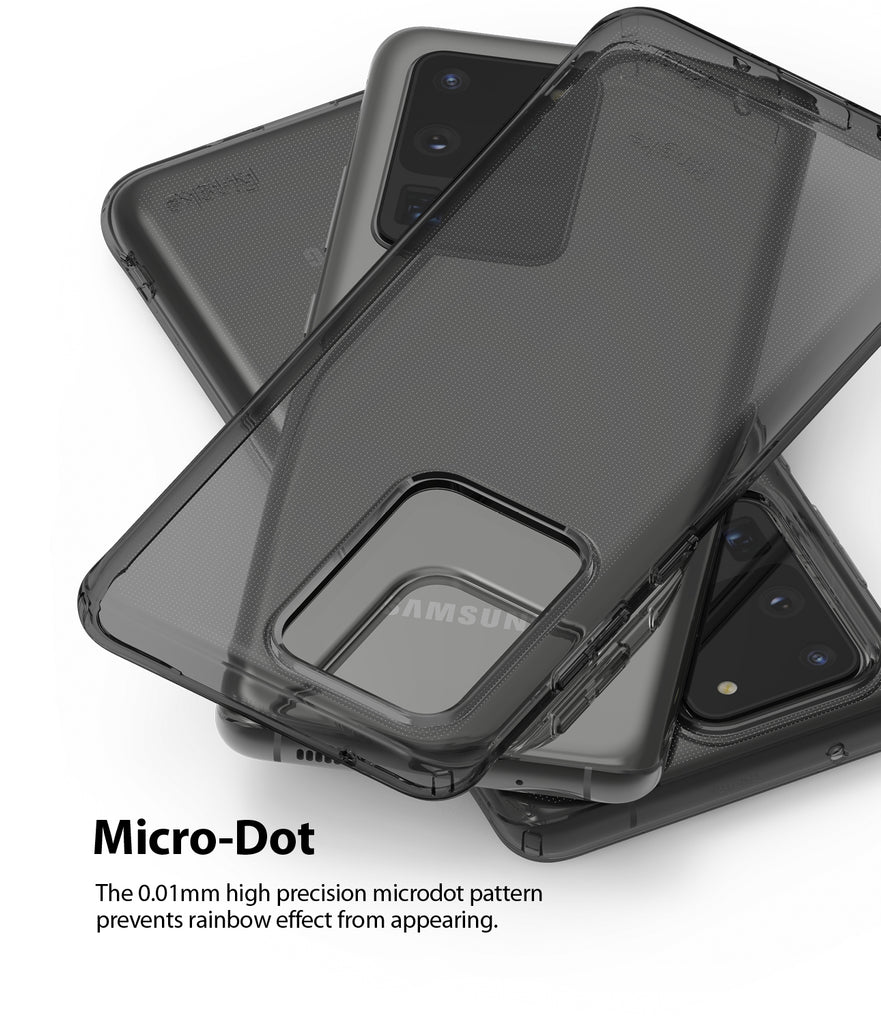 Ringke Galaxy S20 Ultra Case Air, smoke black, micro dot
