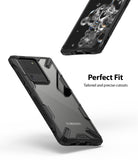 Ringke Fusion-X Case for Samsung Galaxy S20 Ultra Camo Black, Black, Space Blue Colors, perfect fit