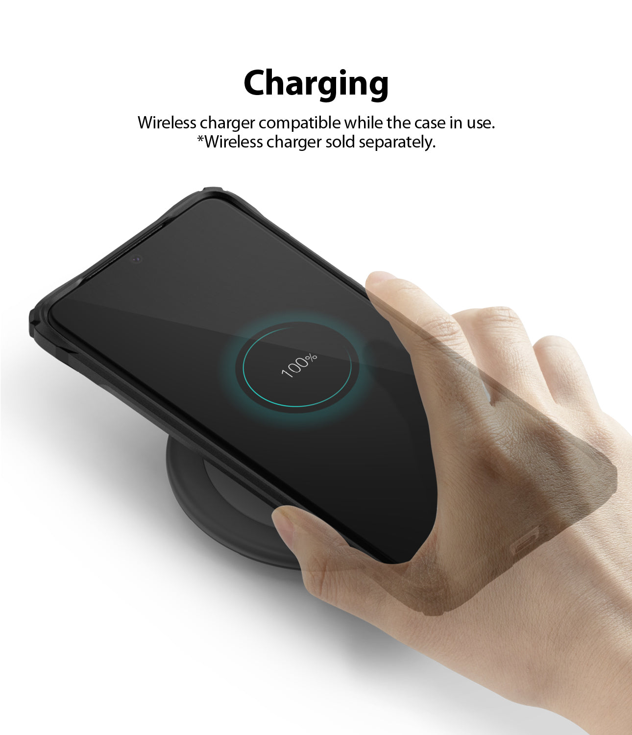 Ringke Fusion-X case for Samsung Galaxy S20 Ultra, wireless charging compatible