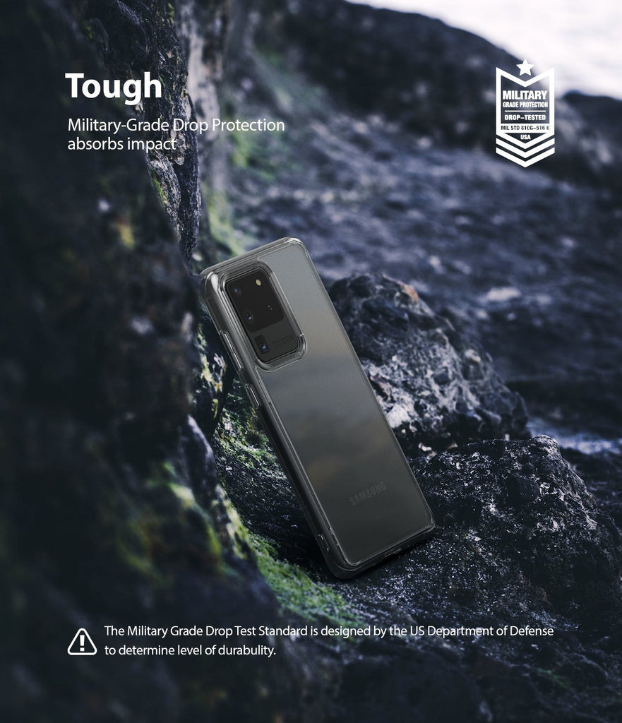Ringke Galaxy S20 Ultra Case Fusion Clear Tough, Drop Protection
