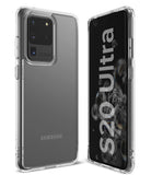 ringke Galaxy S20 Ultra Case Fusion case, No-Smudge Matte, frost clear