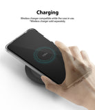 ringke Galaxy S20 Ultra Case Fusion case, No-Smudge Matte, frost clear, wireless charging compatible