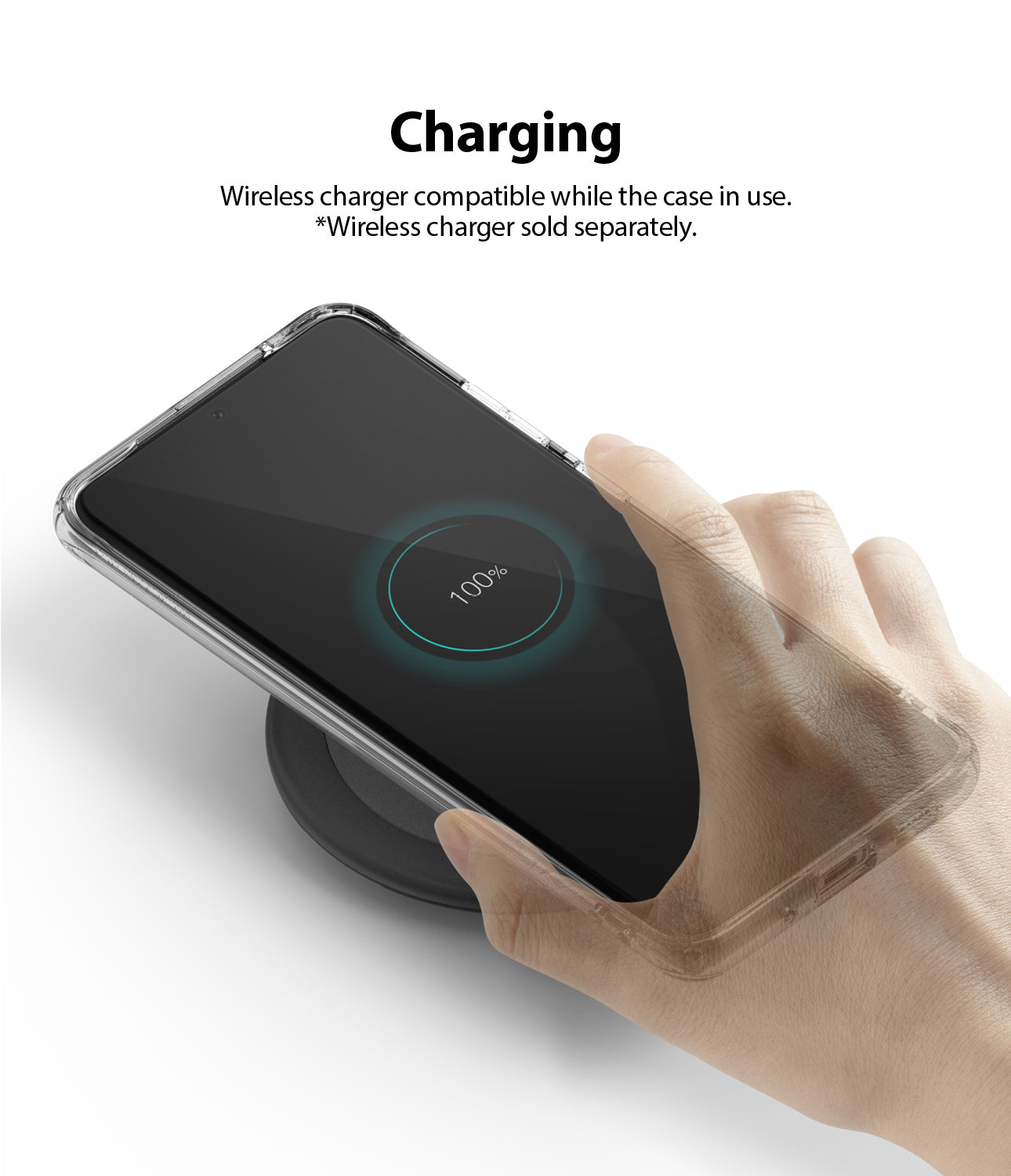 wireless charging / powershare compatible with the case on