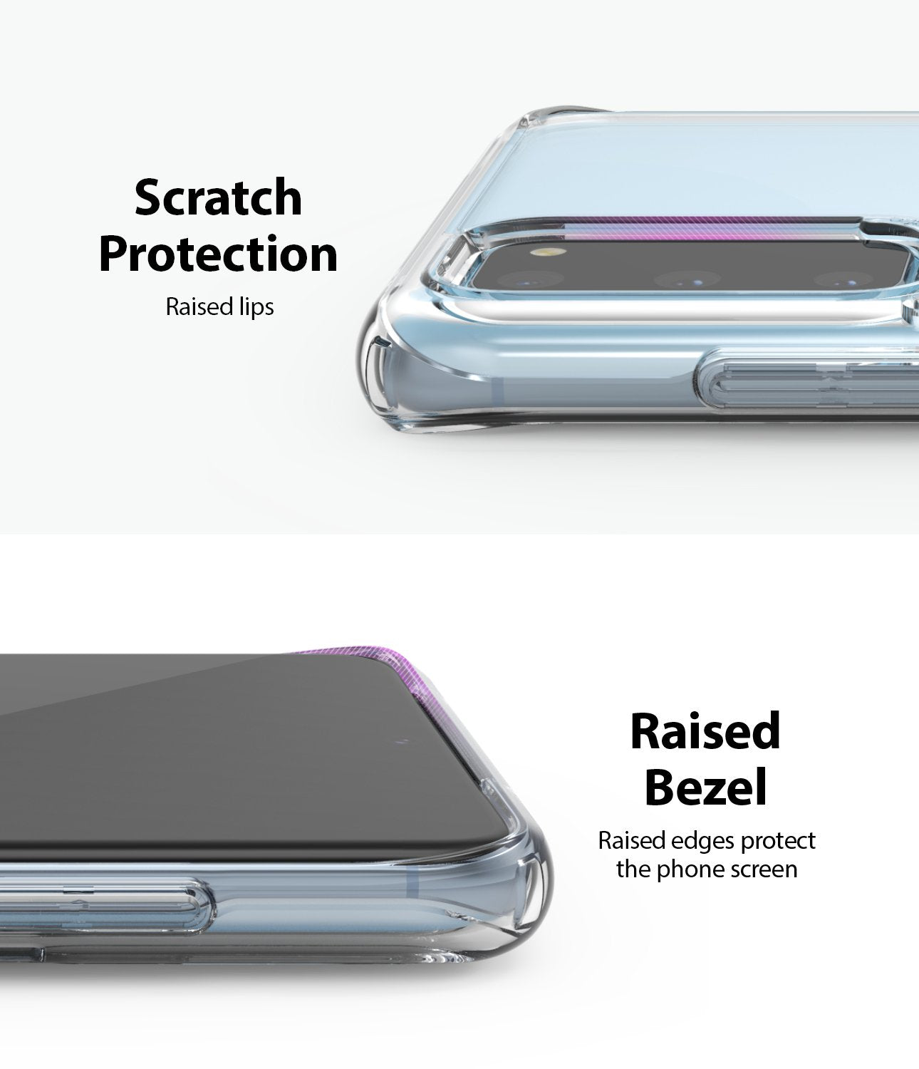 Ringke Fusion case for Samsung Galaxy S20 5g, raised bezel, scratch protection, camera