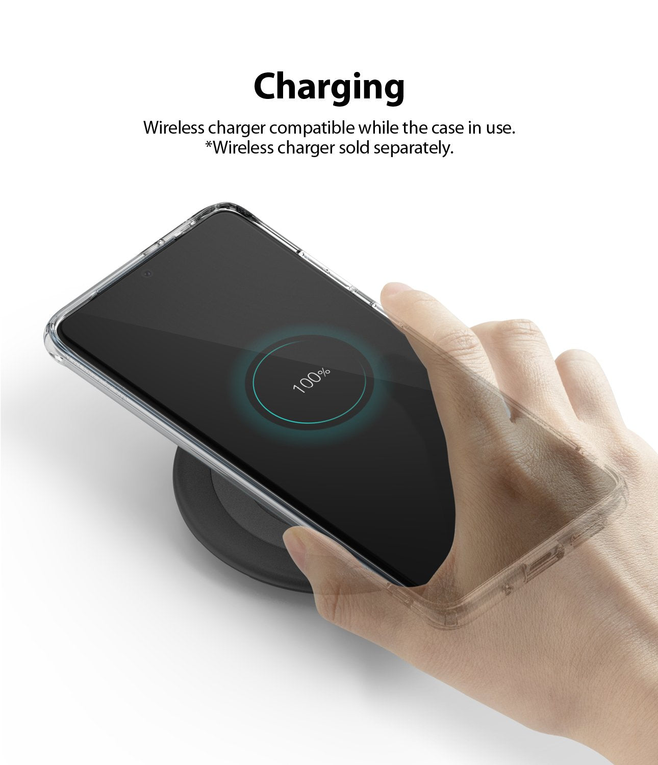 Ringke Fusion case for Samsung Galaxy S20 5g, wireless charging compatibility