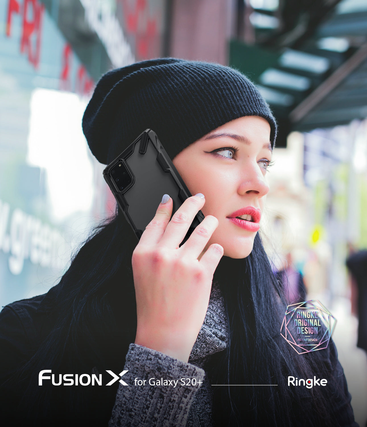 Ringke Galaxy S20 Plus Fusion-X Case Black Color