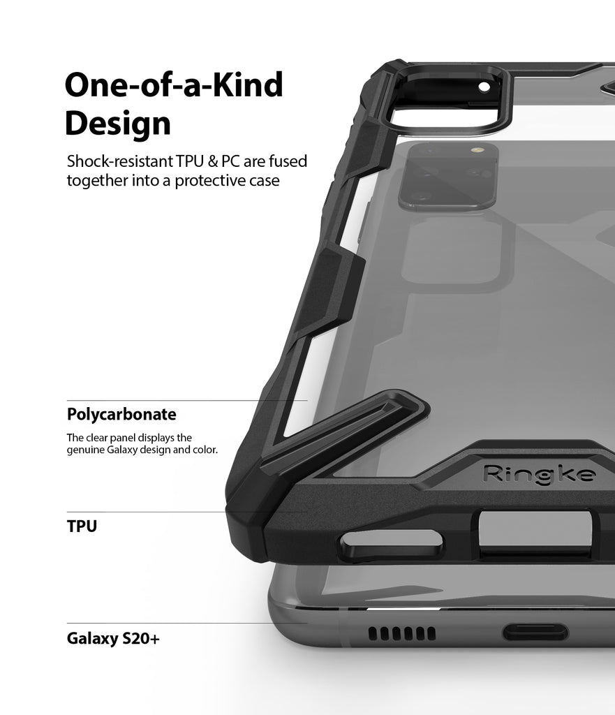 Ringke Galaxy S20 Plus Fusion-X Case Black Color