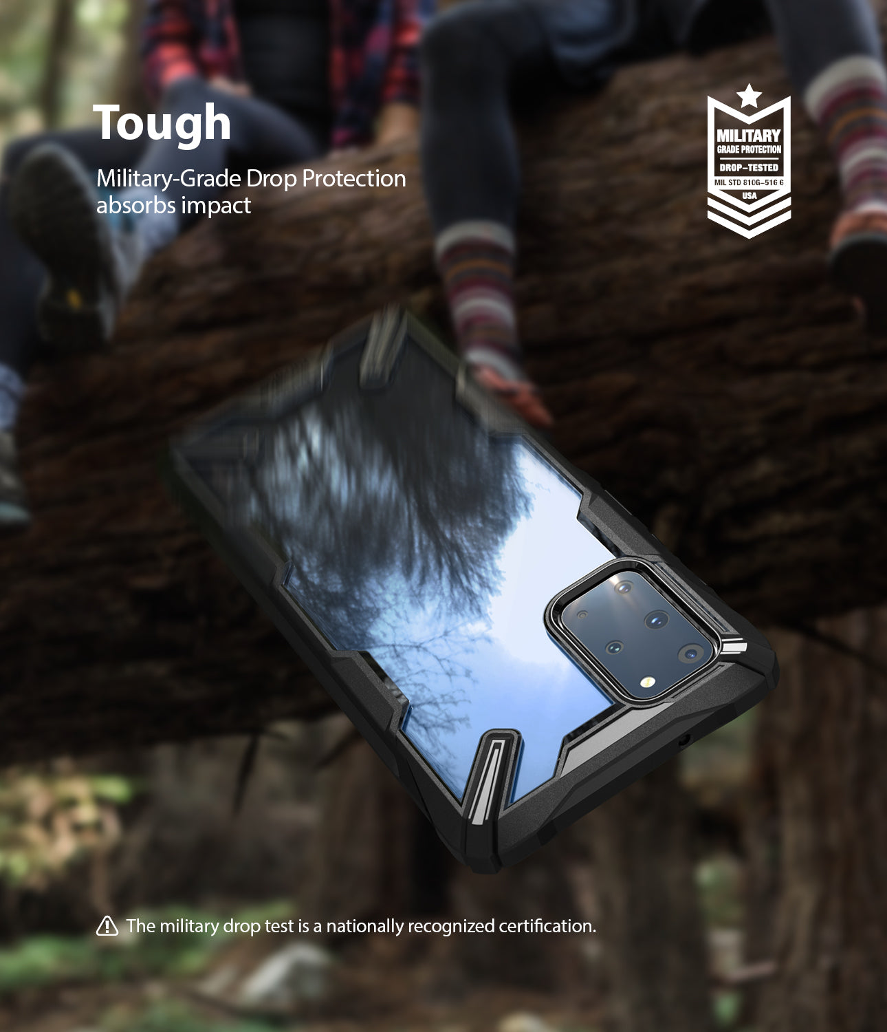 Ringke Galaxy S20 Plus Fusion-X Case Black Color