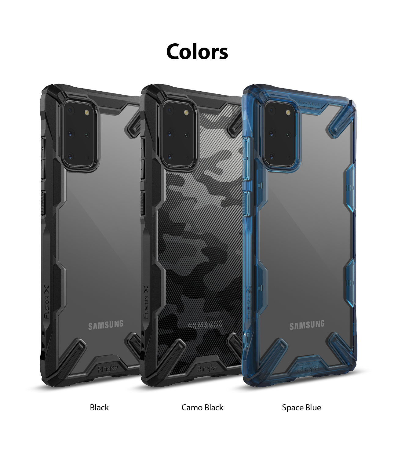 Ringke Galaxy S20 Plus Fusion-X Case 3 Colors