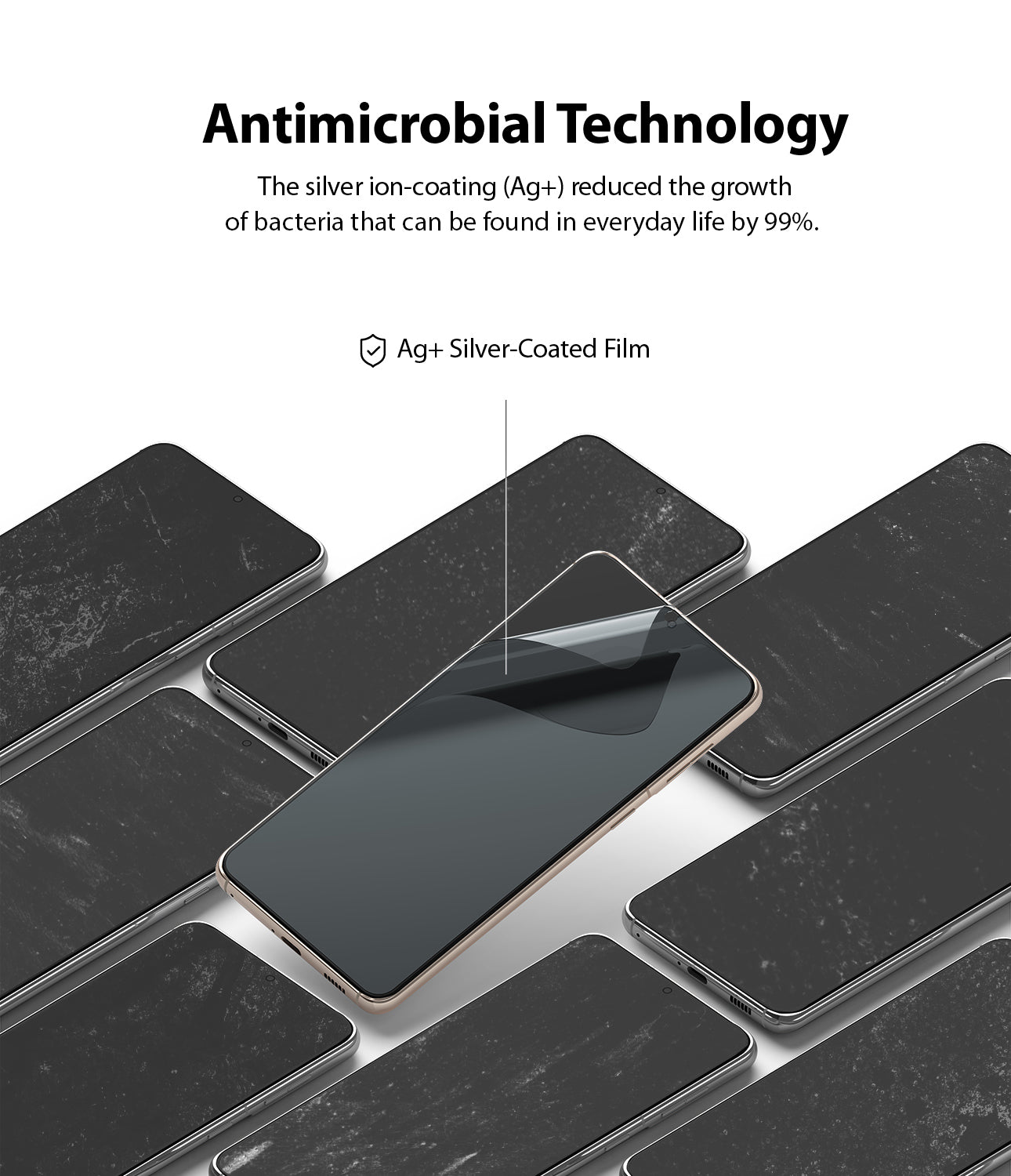antimicrobial technology with the silver ion coating